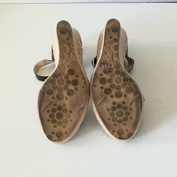 Jimmy Choo Pallis Wedge Sandals patent black EU 39.5 - Picture 8 of 8